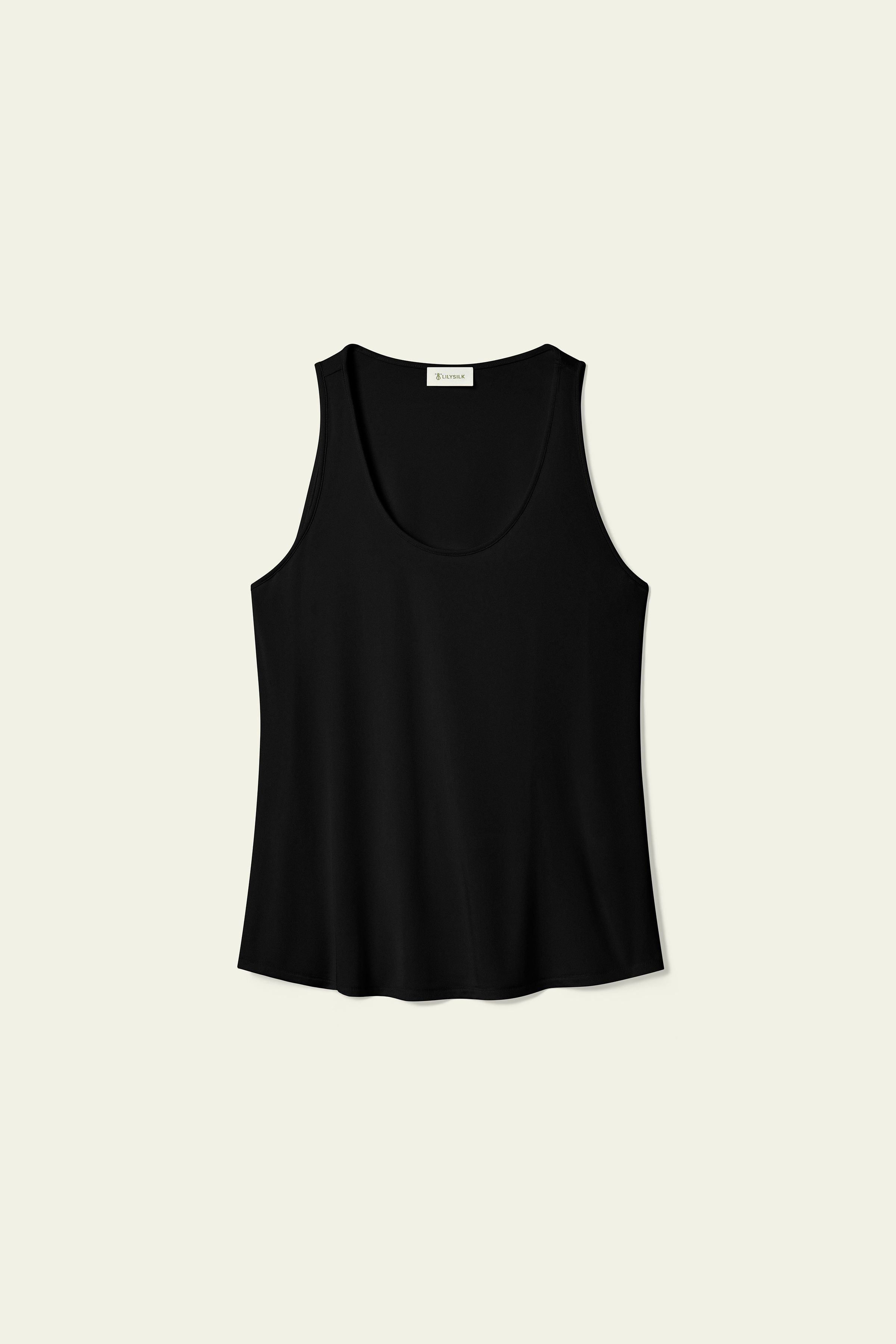 Silk Breeze Jersey Scoop Tank Top | LilySilk
