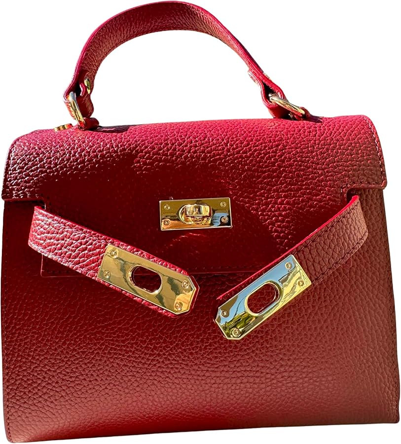 Naya Italian Leather Top Handle Bags/Shoulder Bag | Shoulder bag for women | top handle bags for ... | Amazon (US)