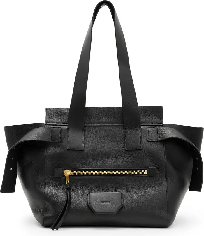 AllSaints Perez Leather Shoulder Tote | Nordstrom | Nordstrom