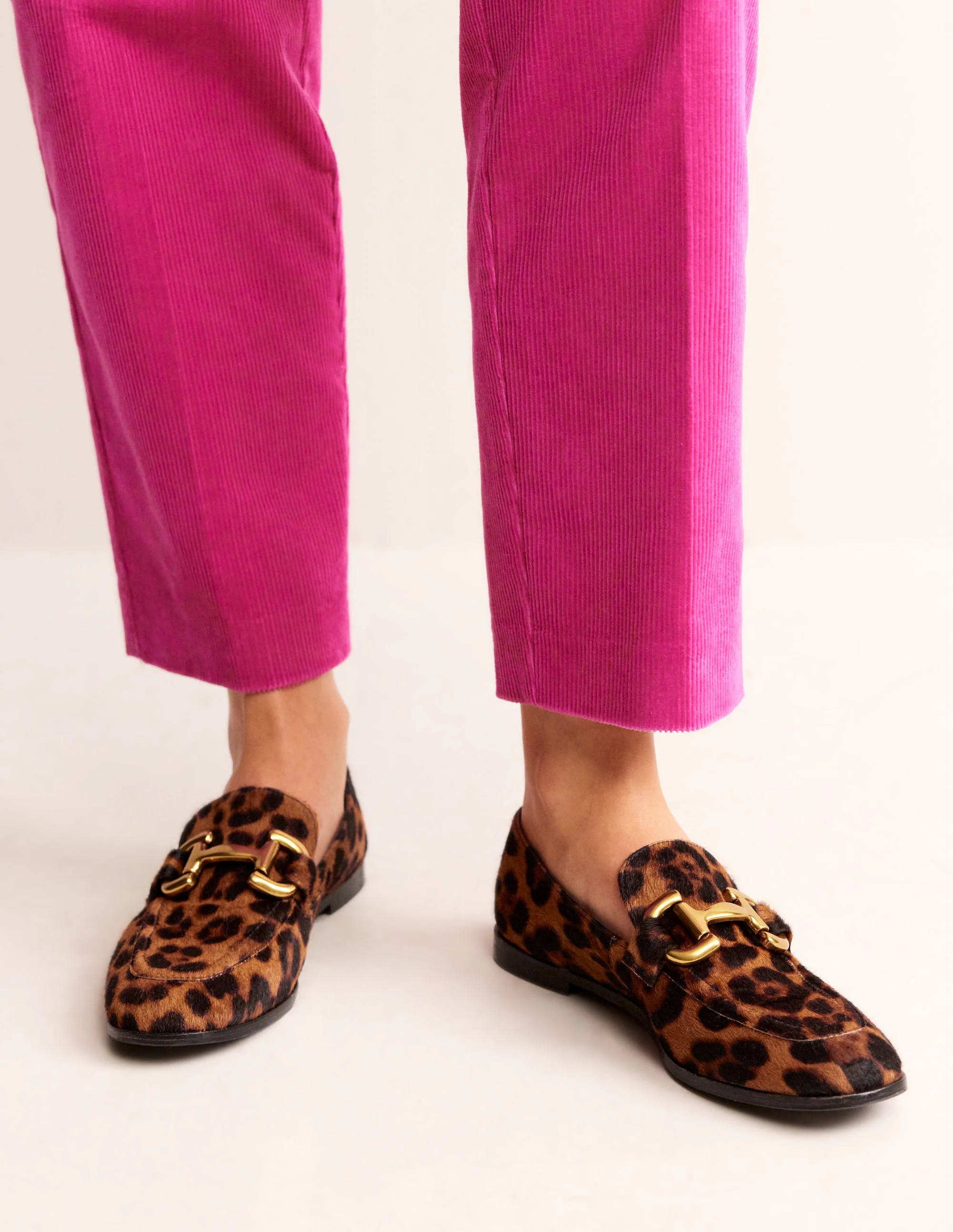 Iris Snaffle Loafers-Leopard | Boden (US)