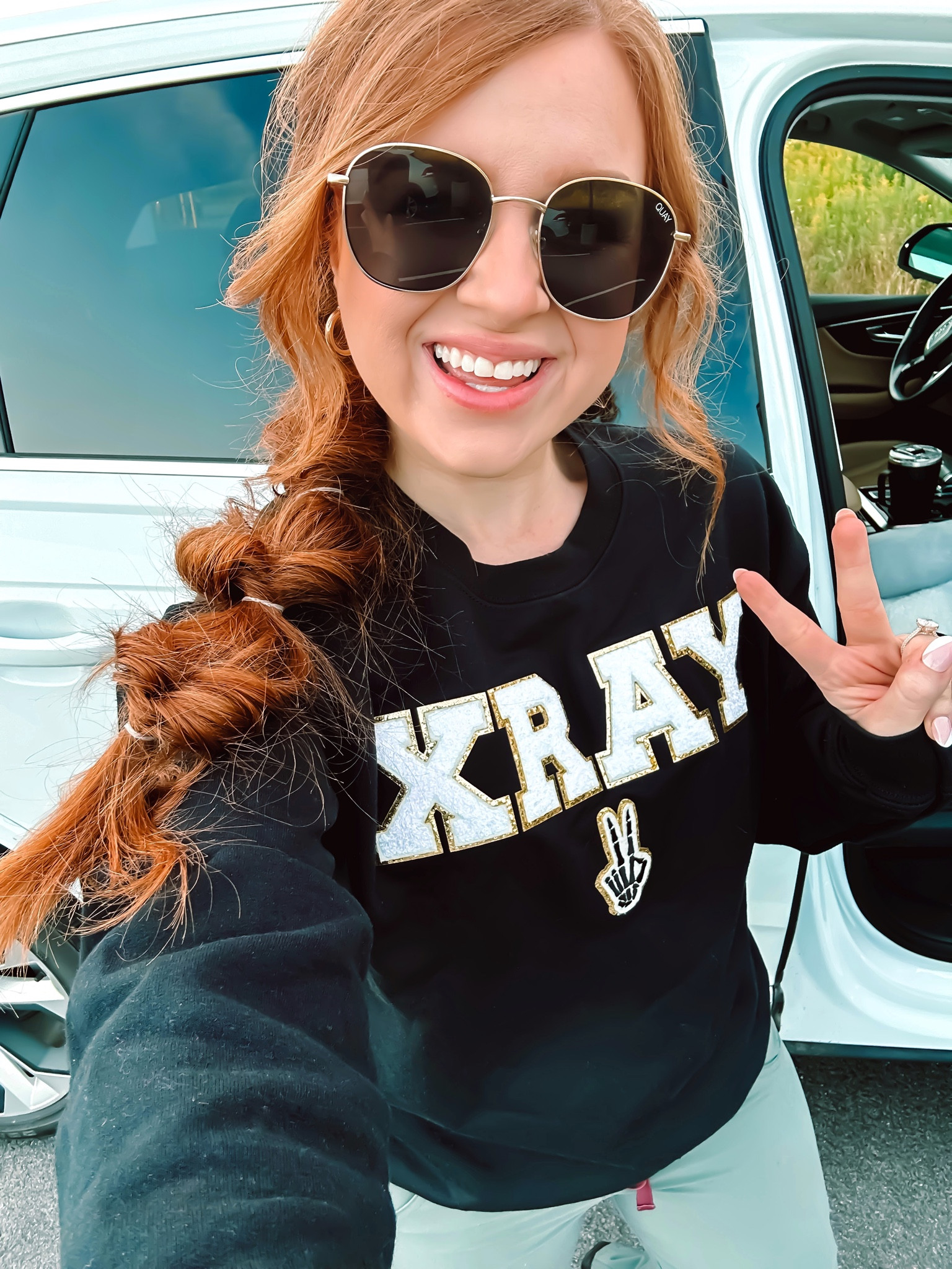 X-ray healthcare worker sweatshirt that’s customizable from United monograms ! Code: jami10 

Size small 



#LTKSeasonal #LTKunder50 #LTKworkwear