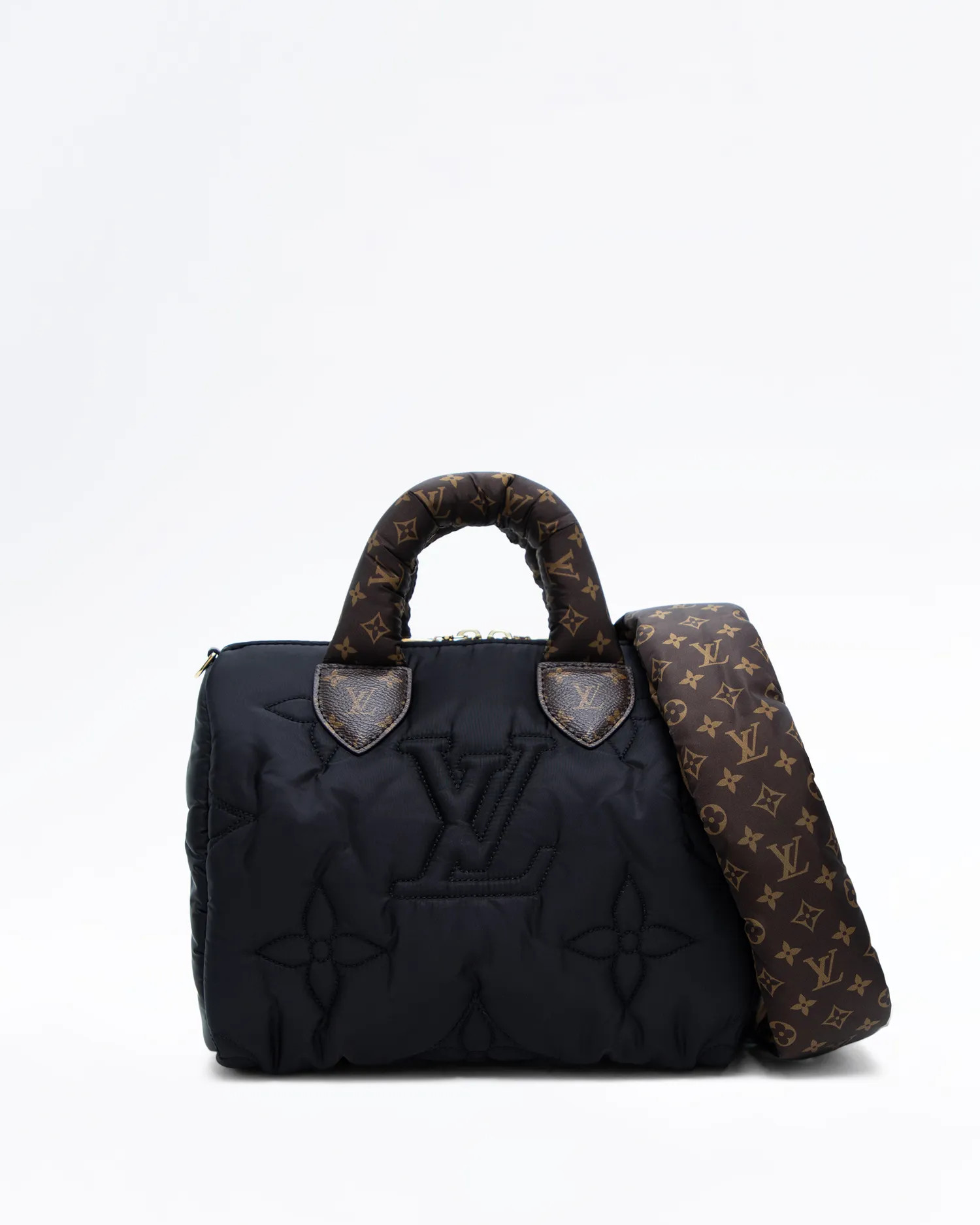 Econyl Monogram Pillow Speedy Bandouliere 25 | Vivrelle