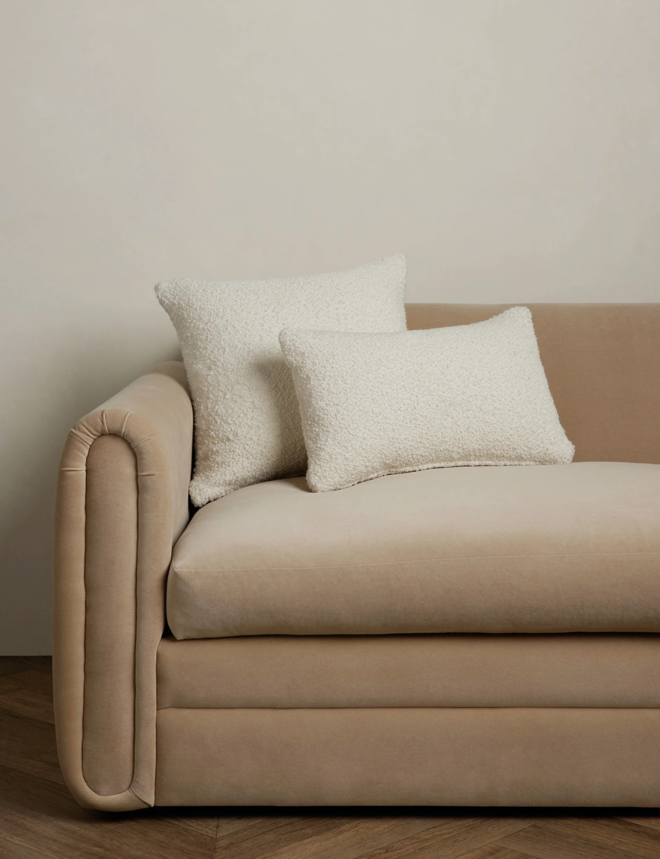 Nedda Boucle Pillow | Lulu and Georgia 