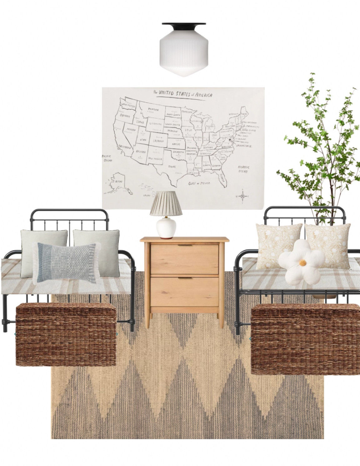 Shared girls and boys room 

Minimalist design, gender neutral, girls room, boys room, transitional design 

#LTKfamily #LTKhome #LTKbaby