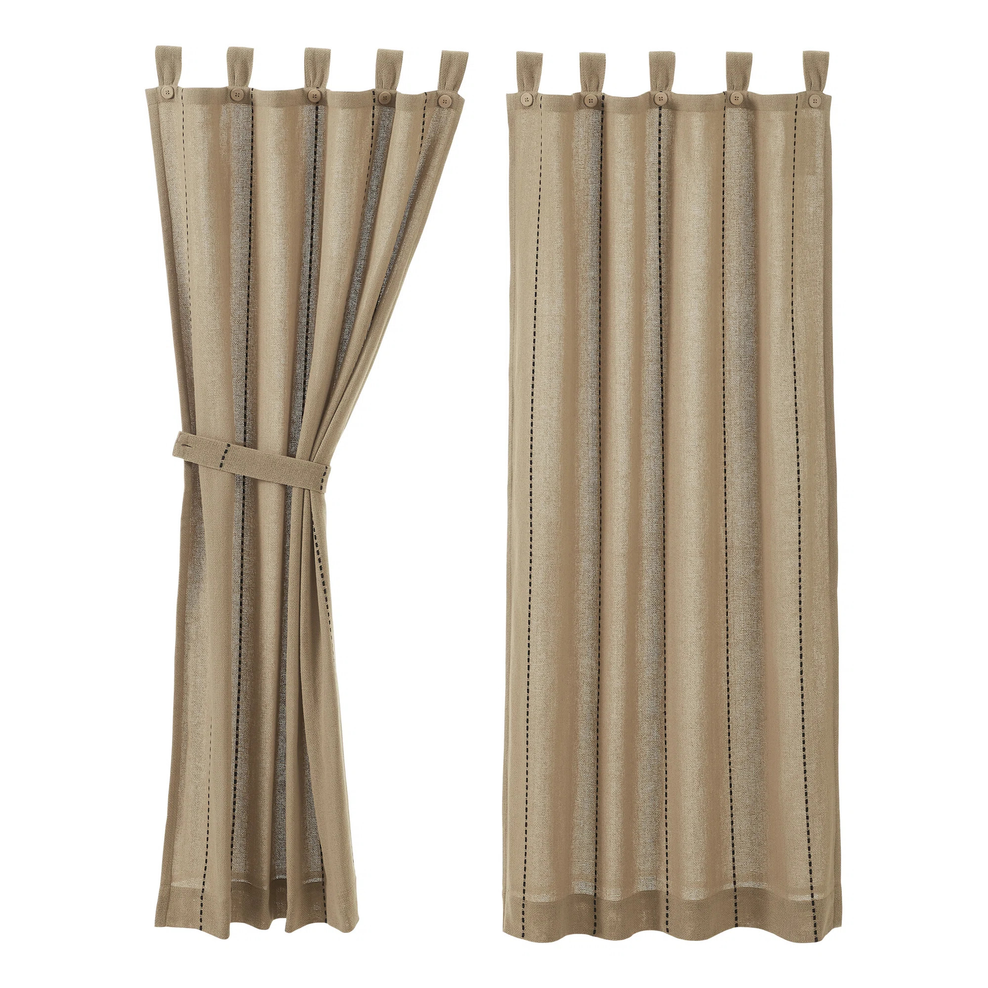 Azura 100% Cotton Room Darkening Curtain Panel Pair | Wayfair North America