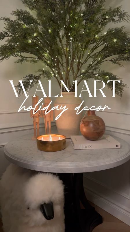 Walmart holiday decor under $30!
Gold oversized candle under $30
Natural wood nutcrackers under $10
@walmart #walmartpartner #walmartfinds #IYWYK 


#LTKfindsunder50 #LTKHoliday #LTKCyberWeek