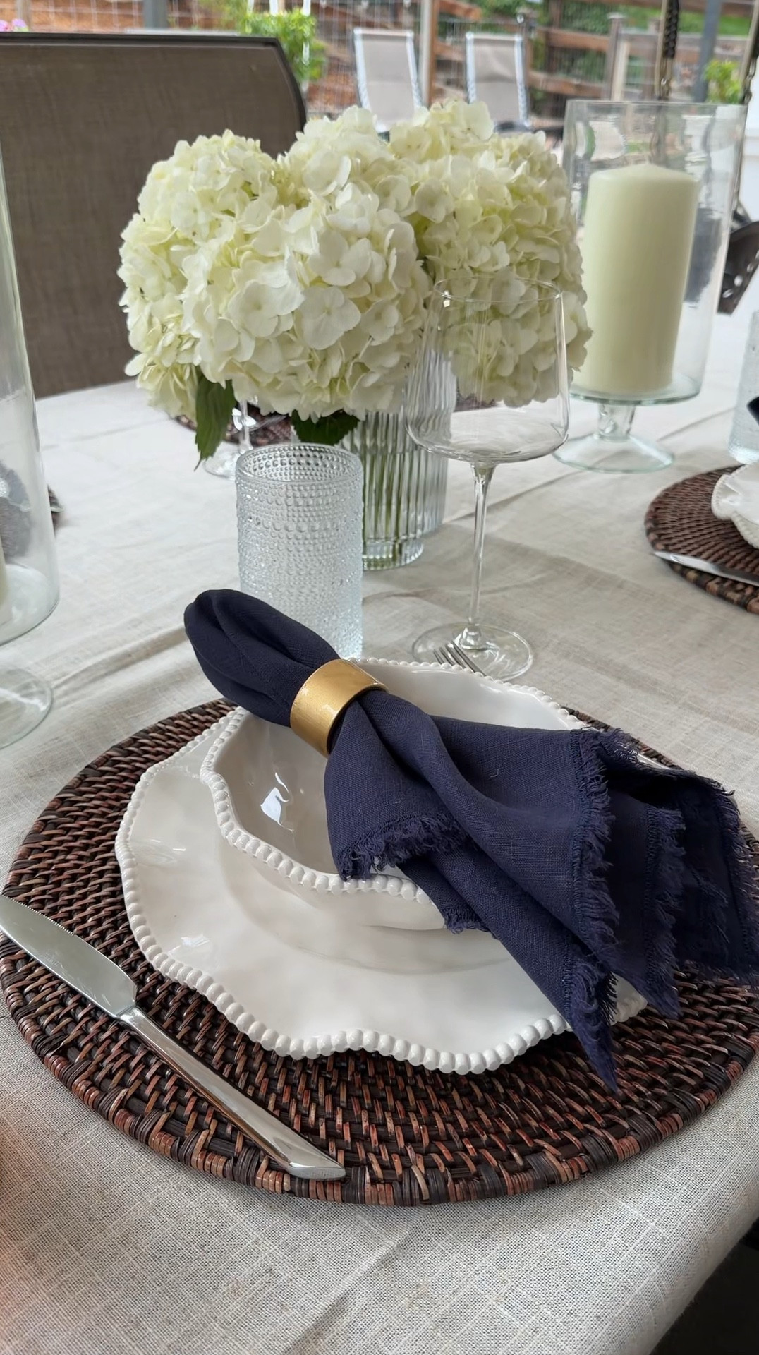 #ad A one stop-shop for everything you need to create the prettiest, coziest space for all your summer evenings. @Wayfair has such a great selection of pieces that are amazing quality and make it so easy to create a beautiful space, inside or out!! #Wayfair #WayfairPartner #wishyouwerehere #outdoor #outdoordining #outdoortablescape 