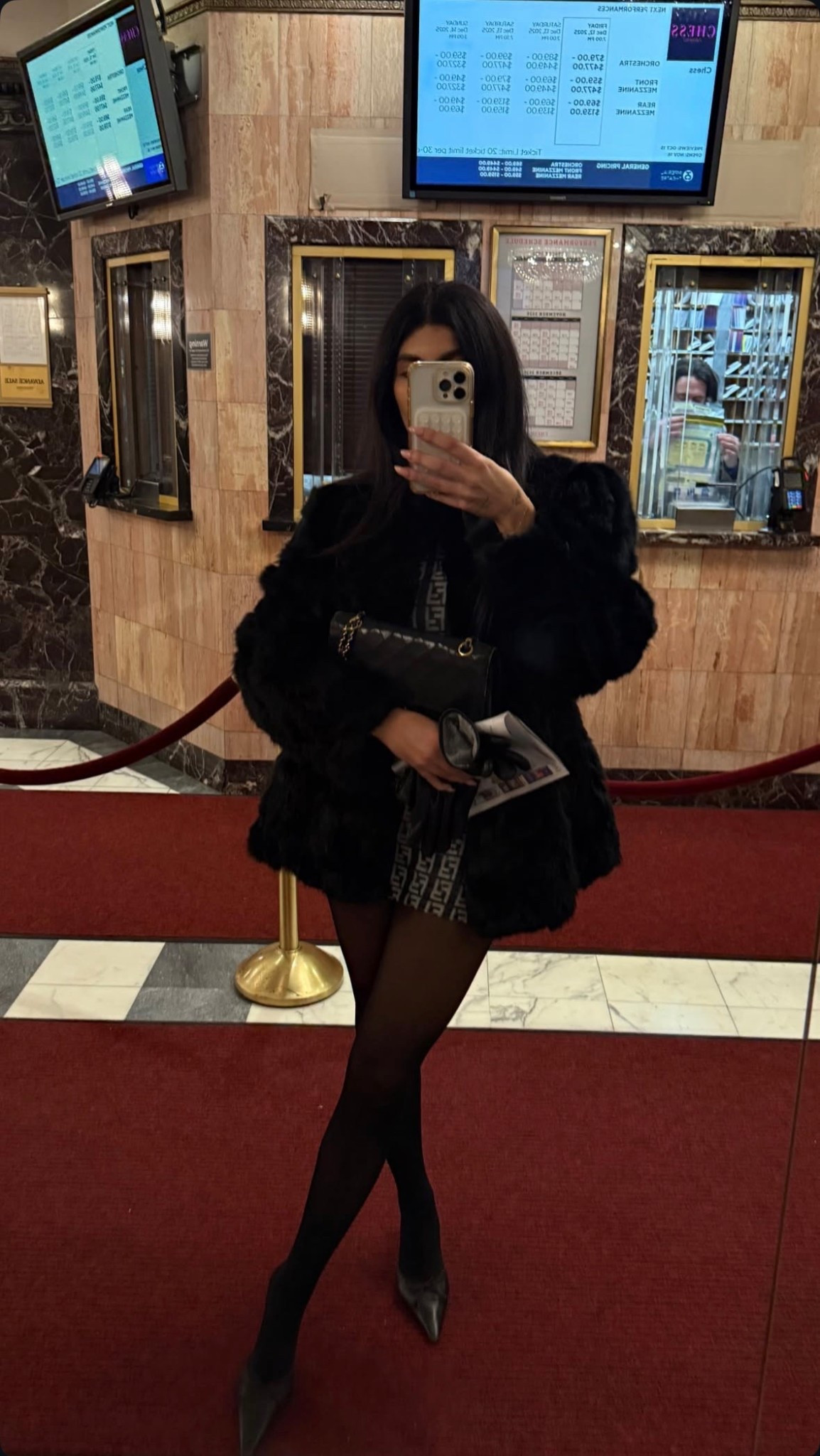 Up next: broadway 

Night out outfit, holiday night out outfit inspo, black and grey outfit inspo, faux fur coat, fendi mini dress

#LTKHoliday #LTKgrwm #LTKootd