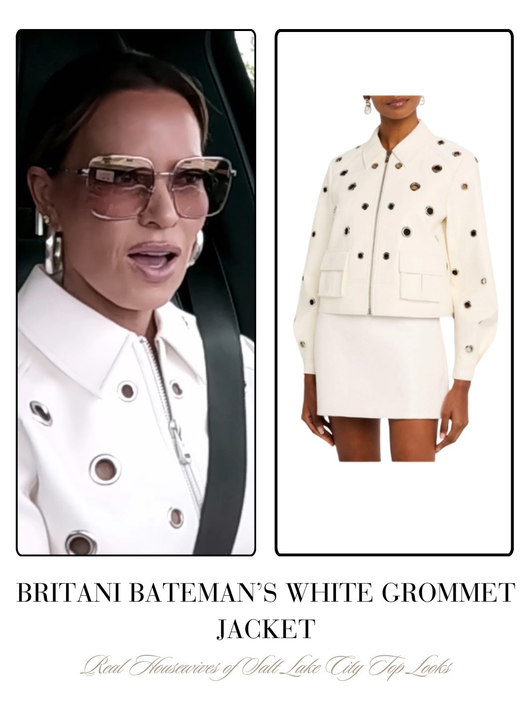 Britani Batemans’s White Grommet Jacket 