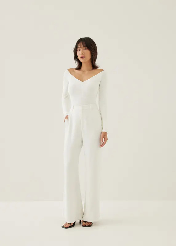 Pvara Petite Flare Pants | Love, Bonito USA
