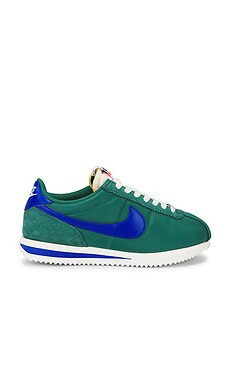 Nike Cortez Txt 2 Sneaker in Evergreen Aura, Hyper Royal, Sail, White, Black & Safety Orange from... | Revolve Clothing (Global)