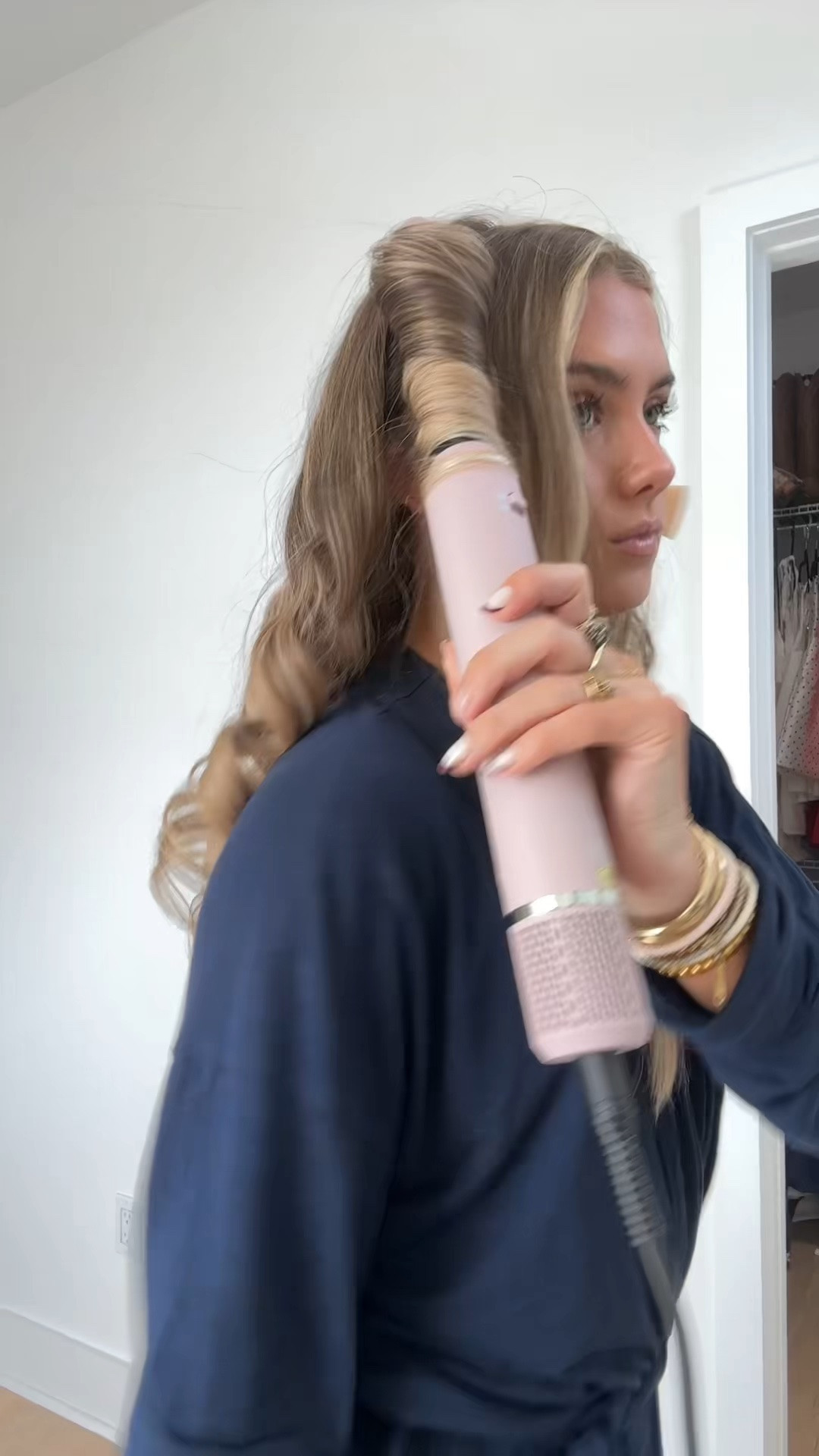 @sutrabeauty hair tool @Macys For professional results at home, turn to this Limited Edition air styler set from Sutra Beauty, complete with curling barrels, a flat brush, and a dryer nozzle. Its adjustable heat and speed settings provide total control for creating smooth, voluminous, or defined curls. These powerful tools can be used on all hair types to create a variety of polished styles.
Product Features

SET INCLUDES:
Two Curling Barrel Attachments; Flat Brush; Nozzle; Interchangeable Base
WHAT IT IS:
Versatile 4-in-1 blowout tool with adjustable heat settings customizes your look smooth, voluminous, or defined curls. Combines drying and styling in one device for fast, frizz-free results with salon-quality finish and effortless control
WHAT IT DOES:
The dryer nozzle quickly dries hair while the flat brush detangles with ease. Right and left curlers create beautifully defined curls, and the interchangeable base offers endless styling possibilities for versatile, salon-quality looks

#LTKgrwm #LTKselfcare #LTKBeauty