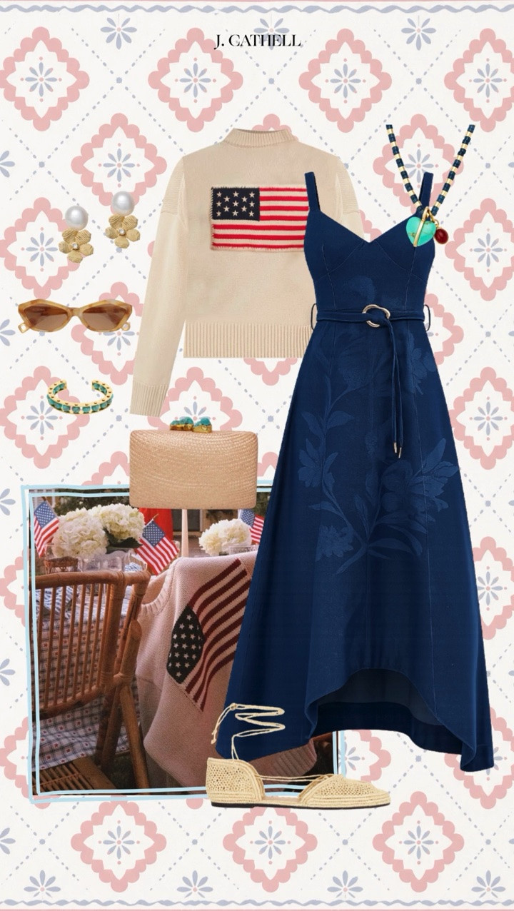 Red, white & totally outfitted. ❤️🤍💙

I rounded up complete summer looks that capture a timeless Americana feel—from crisp white dresses and easy denim to classic stripes, gingham, and the perfect pops of red. Whether you're headed to the lake, the beach, a backyard barbecue, or simply soaking up summer, these outfits are polished, versatile, and easy to wear all season long.

Shop the full edit below!

#SummerStyle #AllAmericanStyle #RedWhiteAndBlue #ClassicStyle #LTKStyle #LTKFinds #SummerOutfits #VacationStyle #WeekendStyle #StyleInspiration #FourthOfJulyStyle #ResortStyle #TimelessFashion #CapsuleWardrobe #SummerWardrobe

#LTKootd #LTKSeasonal #LTKOver40