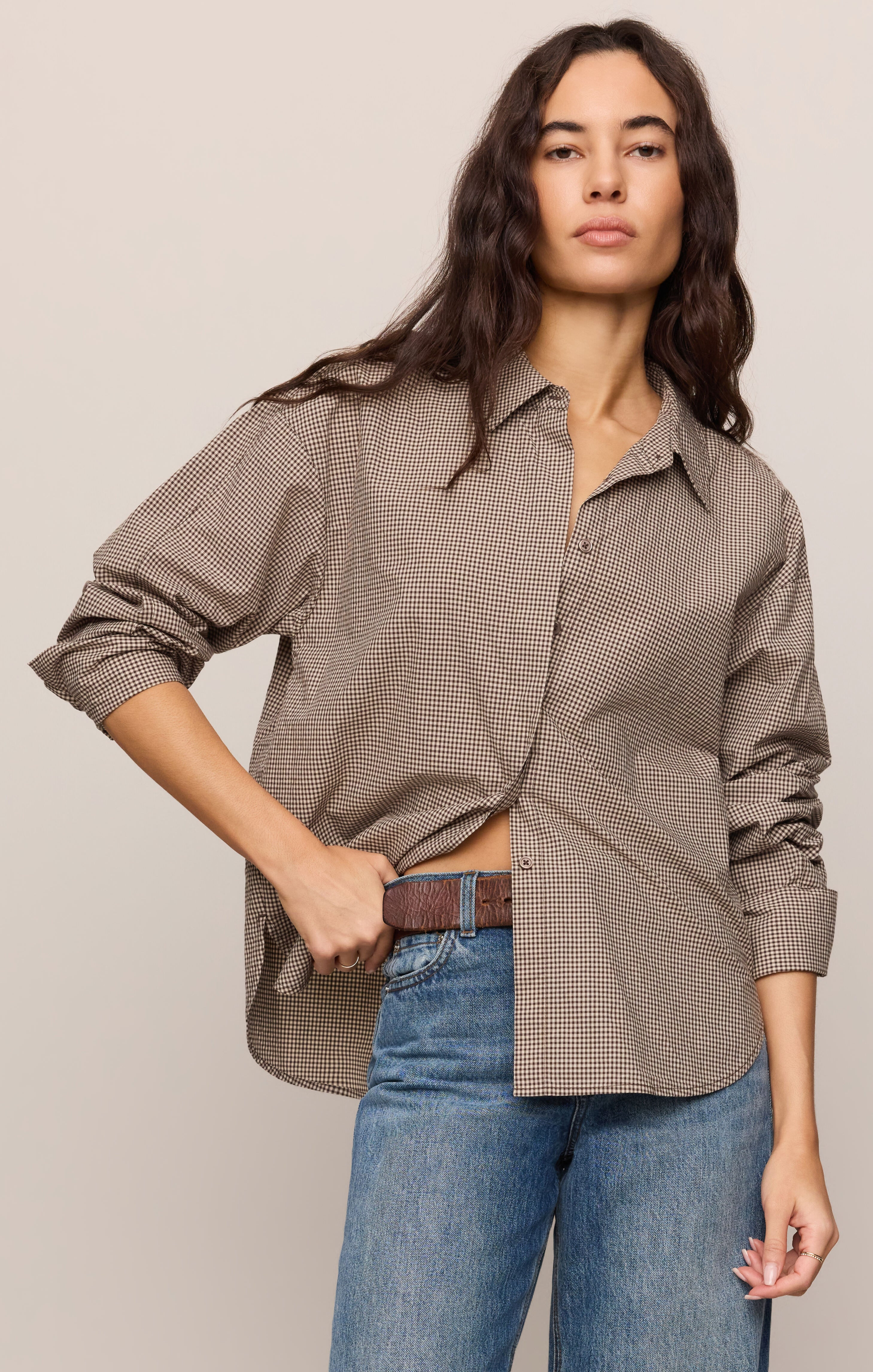 On Duty Gingham Button Up Shirt | Z Supply
