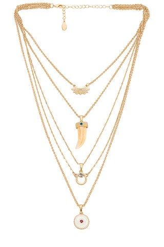 8 Other Reasons Western Layered Necklace in Brass from Revolve.com | Revolve Clothing (Global)