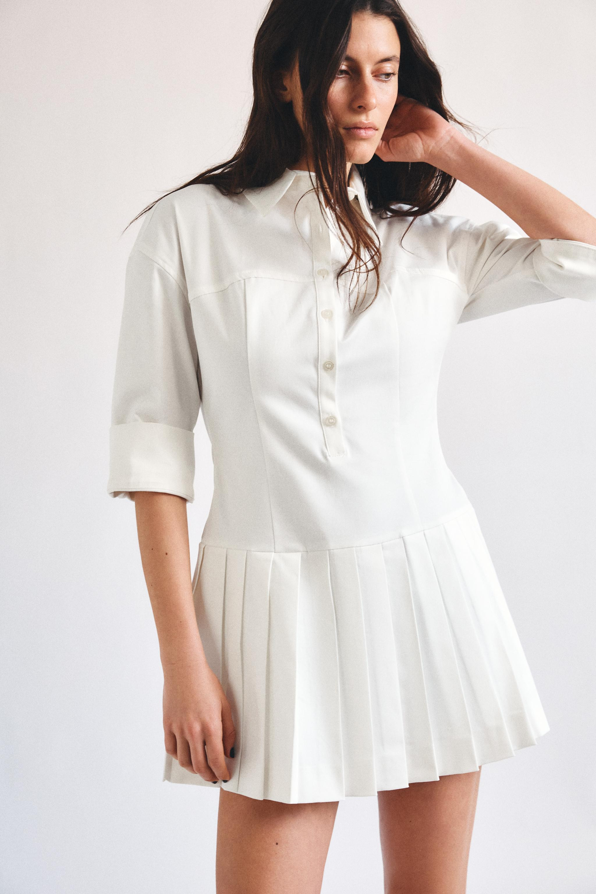 JUMPSUIT DRESS WITH COLLAR | Zara UK