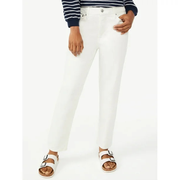 Free Assembly Women's Original 90's Straight Leg Jeans - Walmart.com | Walmart (US)