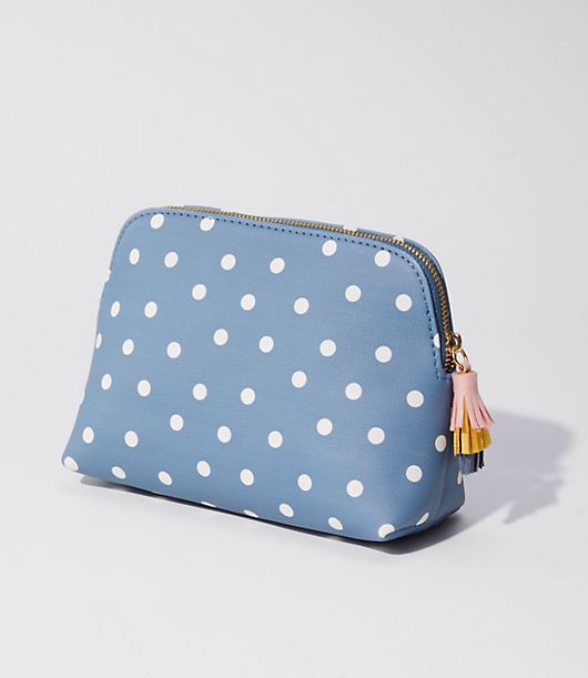 LOFT Polka Dot Zip Pouch | LOFT