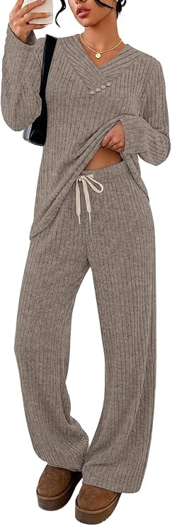 Sampeel Lounge Sets for Women Two Piece Fall Outfits Fashion Clothing | Amazon (US)