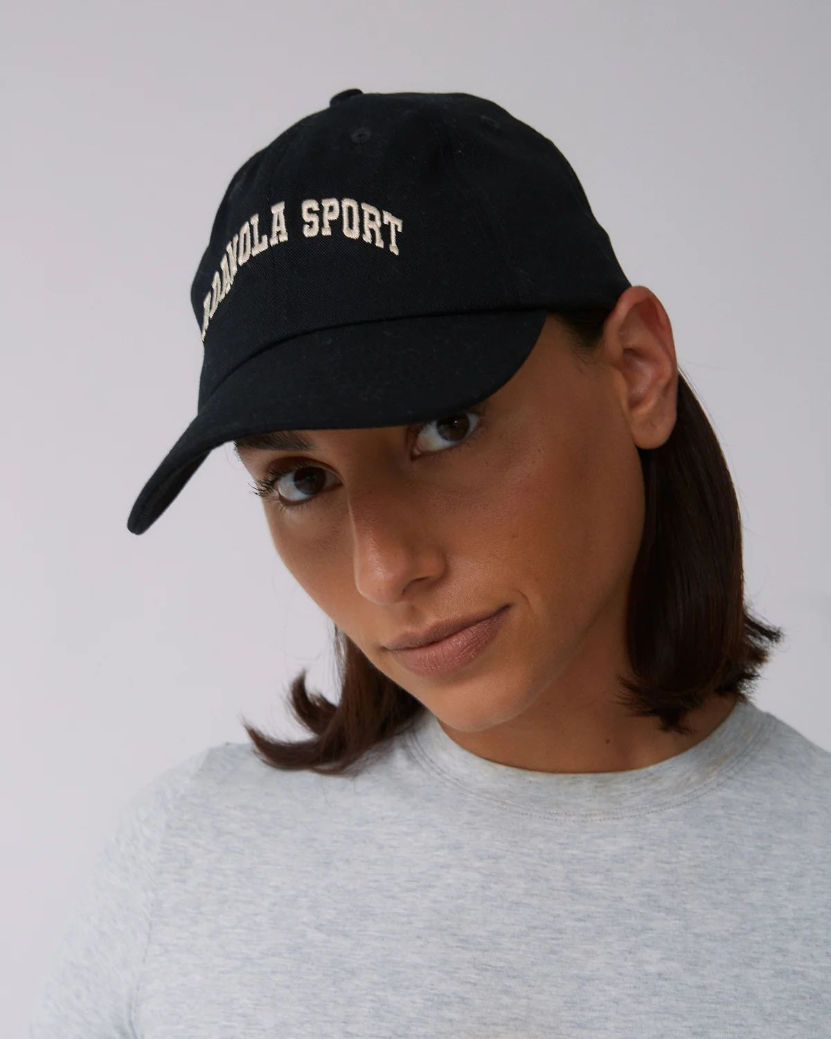 Adanola Sport Cap - Black/Cream | Adanola UK