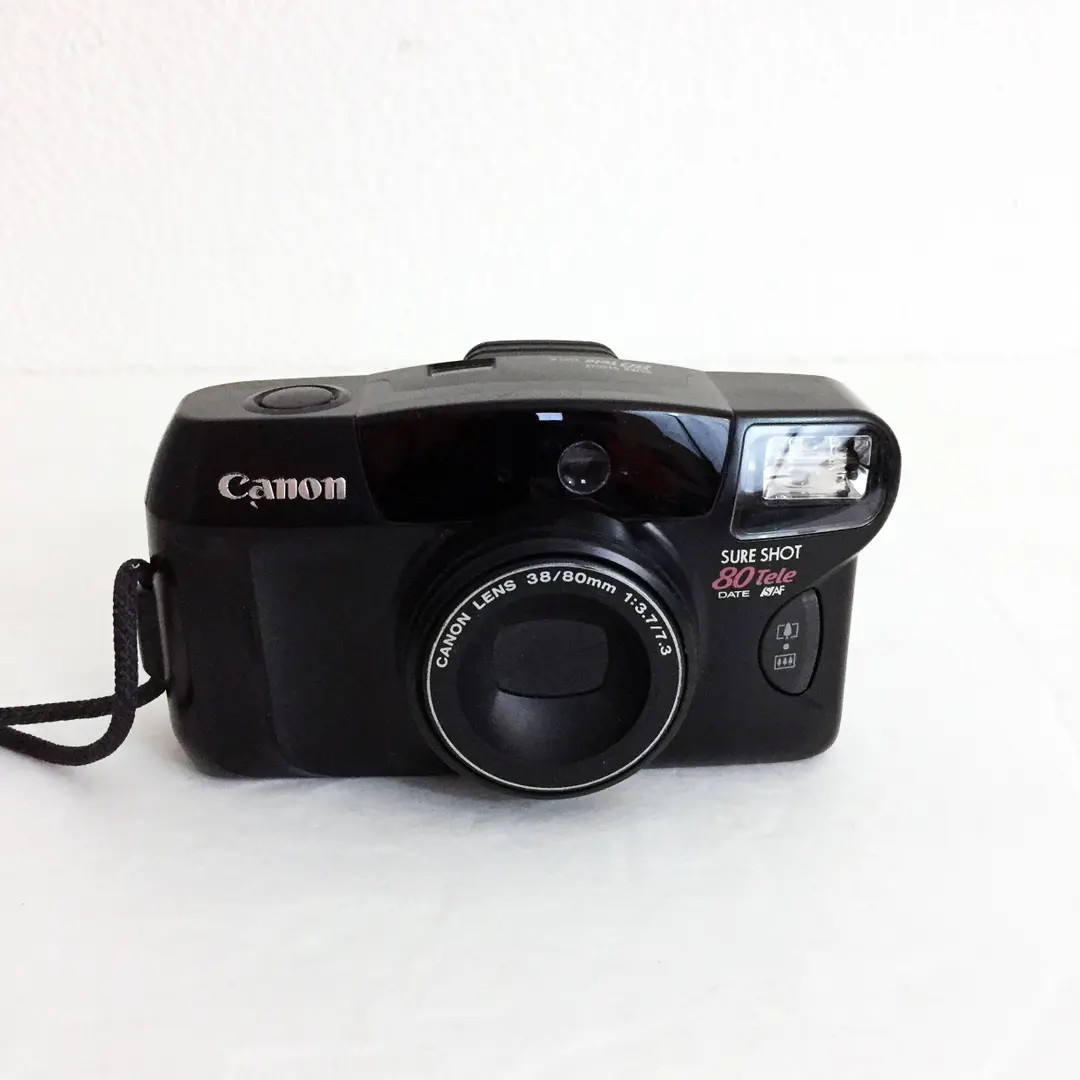 Vintage Canon Sure Shot Tele 80 35mm Point and Shoot Film Camera Tested Works Sureshot Similar to... | Etsy (US)