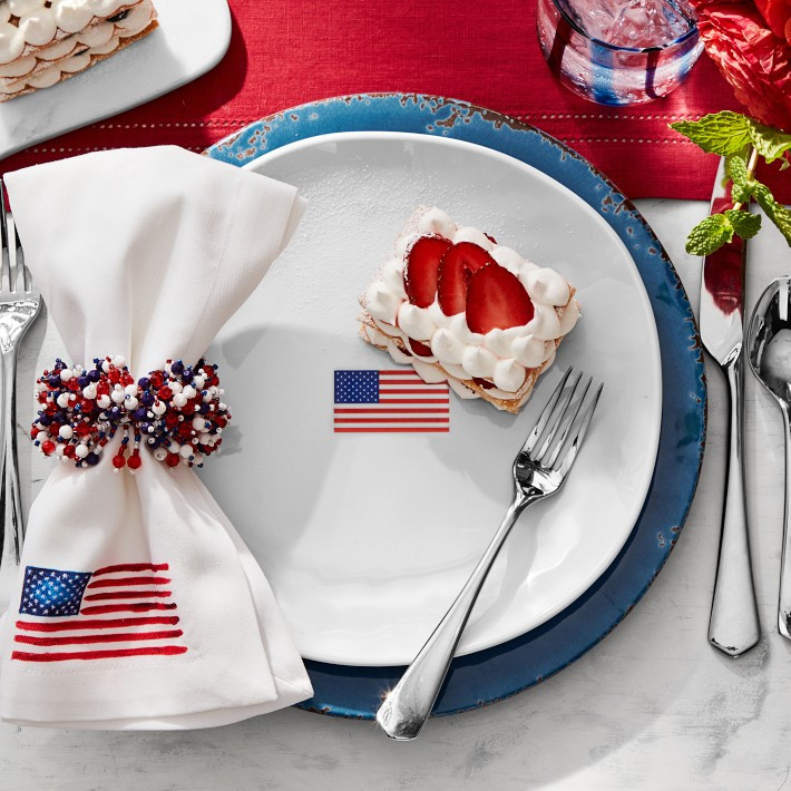 American Flag Dinner Plates | Williams-Sonoma