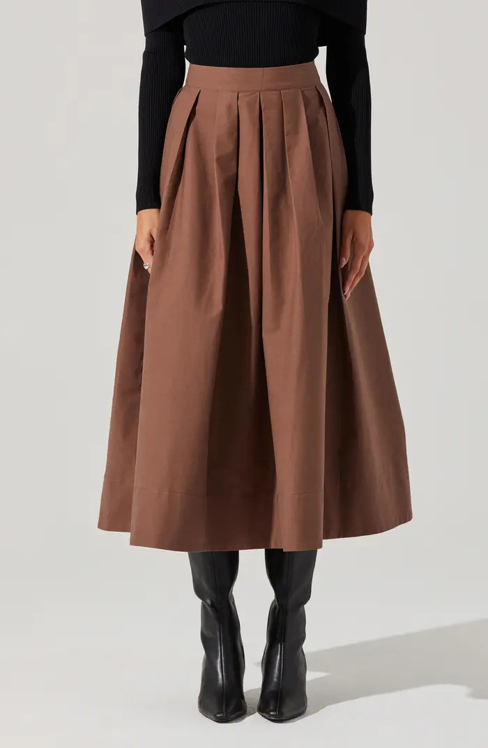 Cotton Midi Skirt | Nordstrom