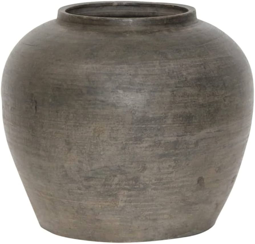 Artissance Home Vintage Charcoal/Gray Pottery Jar, Gray (Size & Color Vary) | Amazon (US)