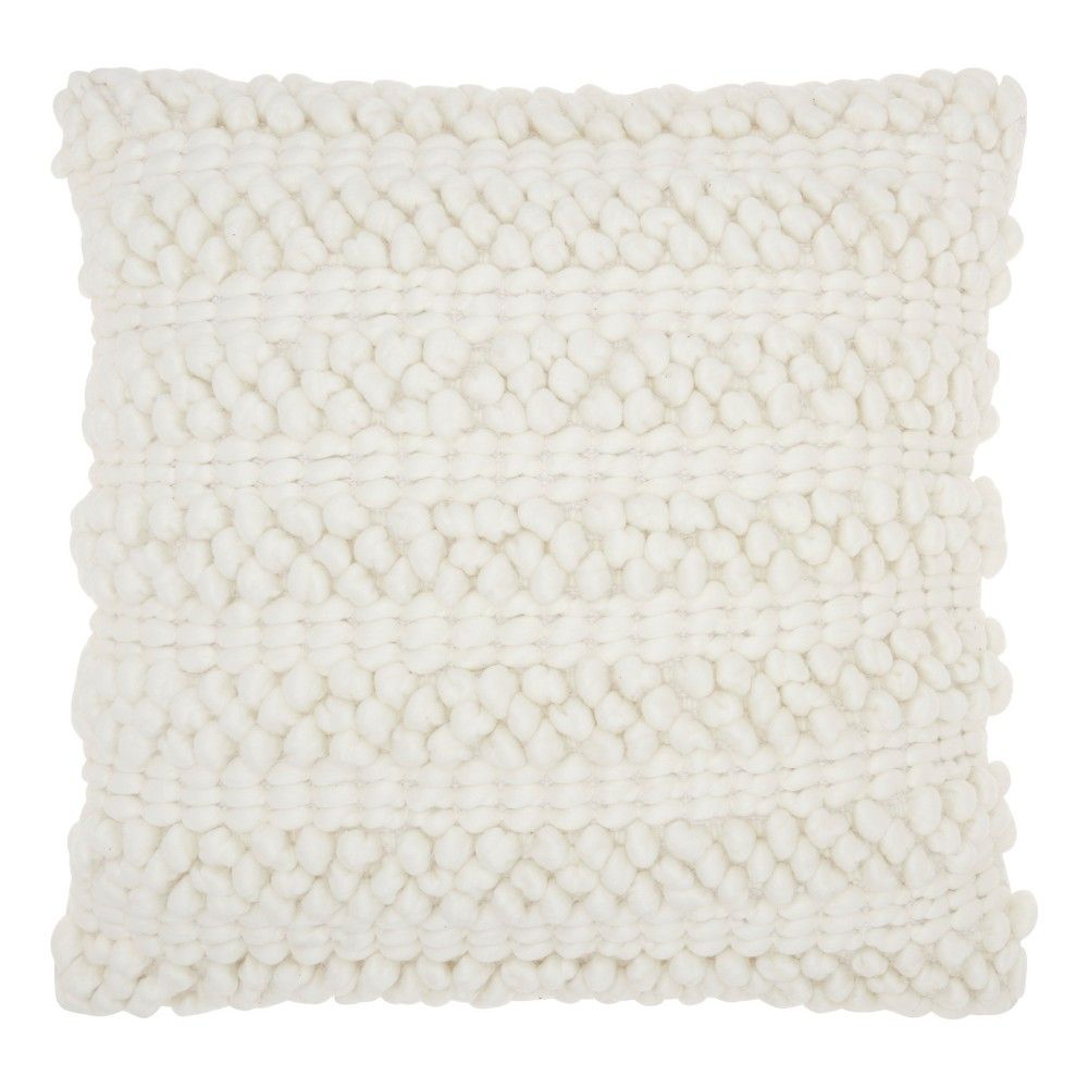 White Solid Throw Pillow - Mina Victory | Target