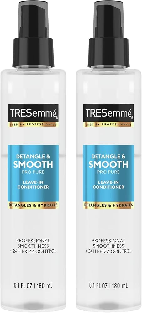 TRESemme Pro Pure Leave-in Conditioner for Detangling, 6.1 oz, 2 Pack | Amazon (US)
