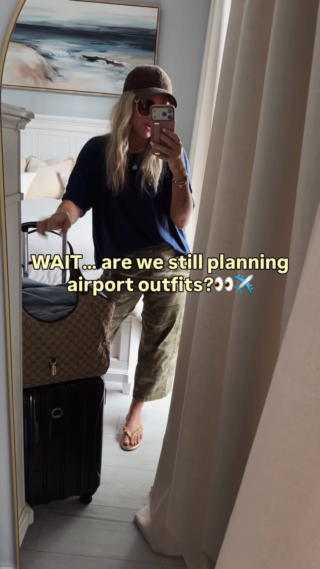 Travel OOTD! ✈️💙
I’m in smalls. Pants come in reg, petite and tall  🤏🏼💯! Elastic & muted I love them!

#LTKgrwm #LTKTravel #LTKootd