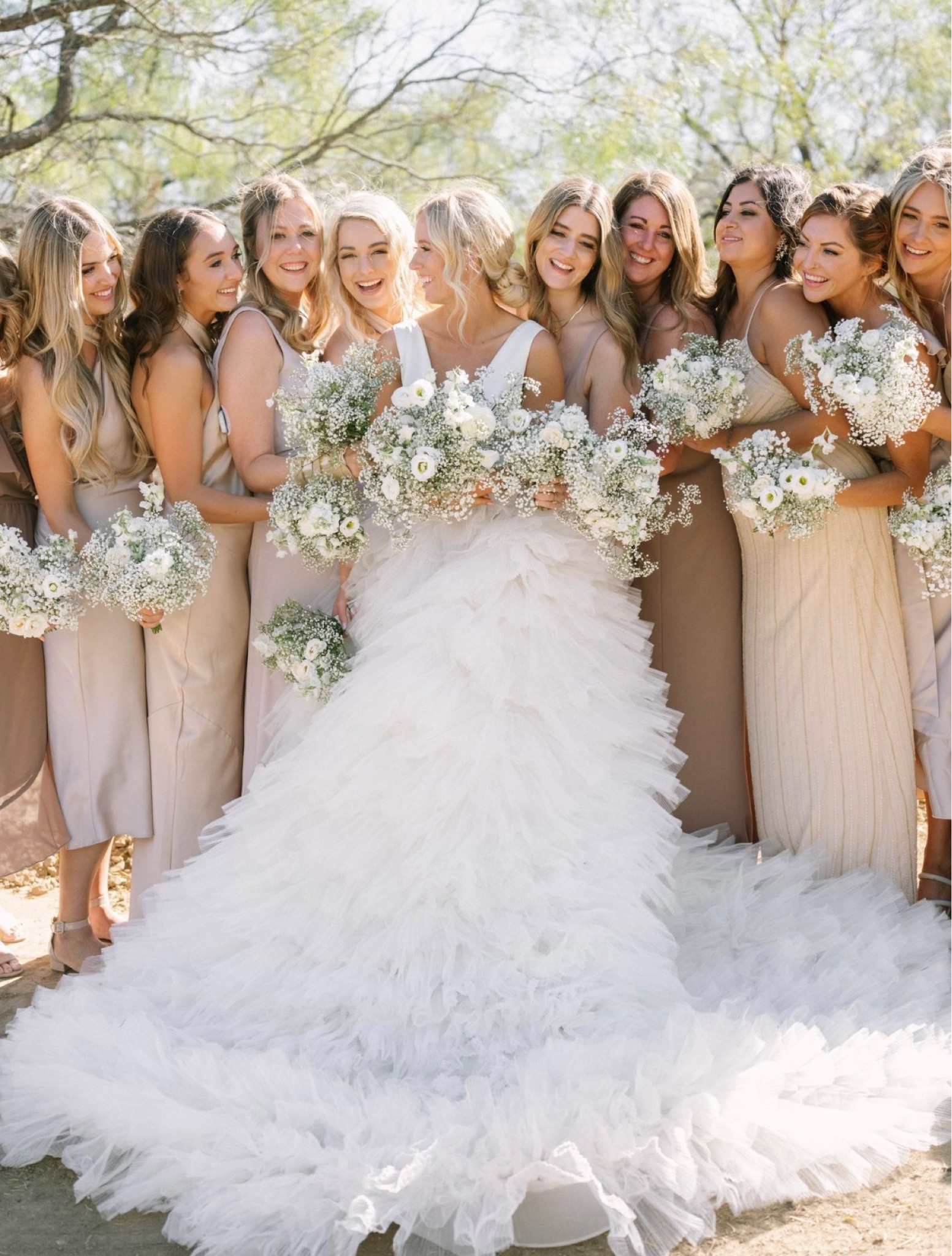 Wedding day. Bridesmaid dresses. Mumu weddings. Neutral bridesmaid dresses. Wedding dresses  

#LTKwedding