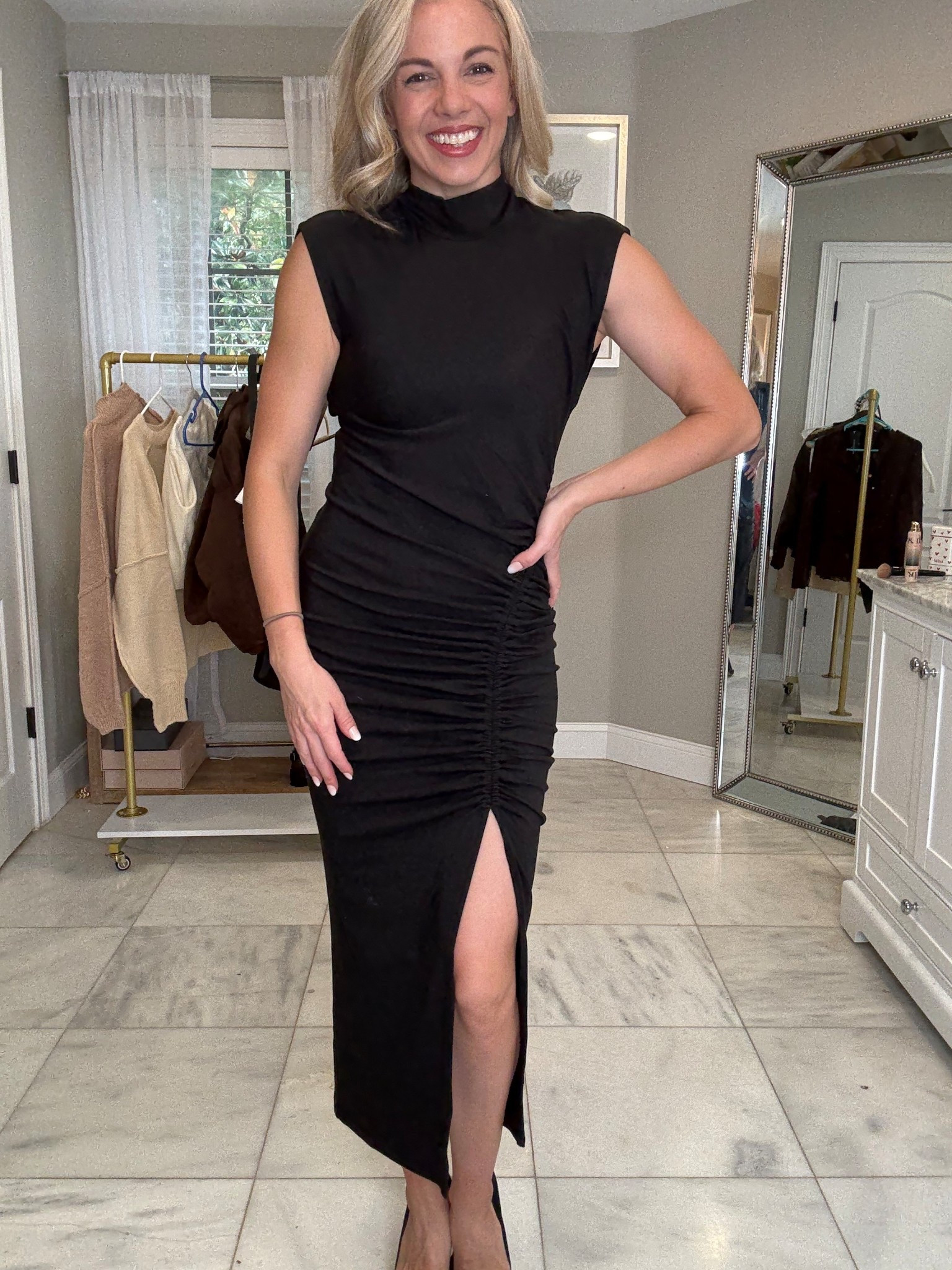 This dress. Can’t wait to wear this out to a Christmas party or new years and dress it up with some sparkles ! Wearing a size small ! $26 dress !!! Run! 

#LTKU #LTKSeasonal #LTKHoliday