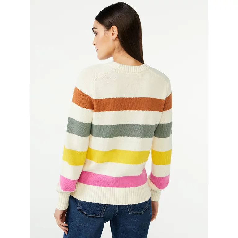 Free Assembly Women’s Shrunken Crewneck Sweater - Walmart.com | Walmart (US)