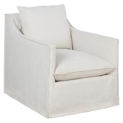Cape May Slipcovered Swivel Chair | Perigold