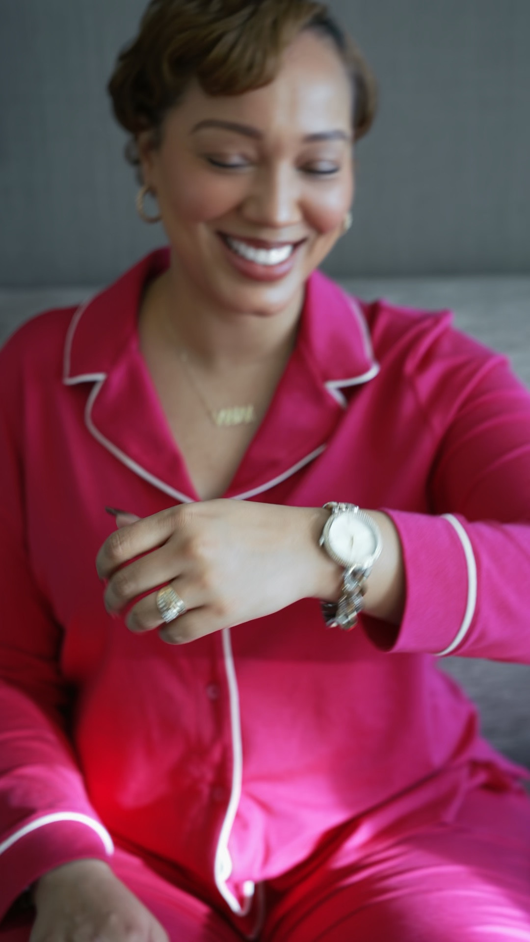 My husband got me this stunning Michael Kors watch for my birthday, and I’m OBSESSED! 😍✨ The gold and silver chain-link bracelet is such a timeless touch, and the pavé crystal details add just the right amount of sparkle. Perfect for everyday wear or dressing up a look.



#LTKHoliday #LTKGiftGuide #LTKStyleTip