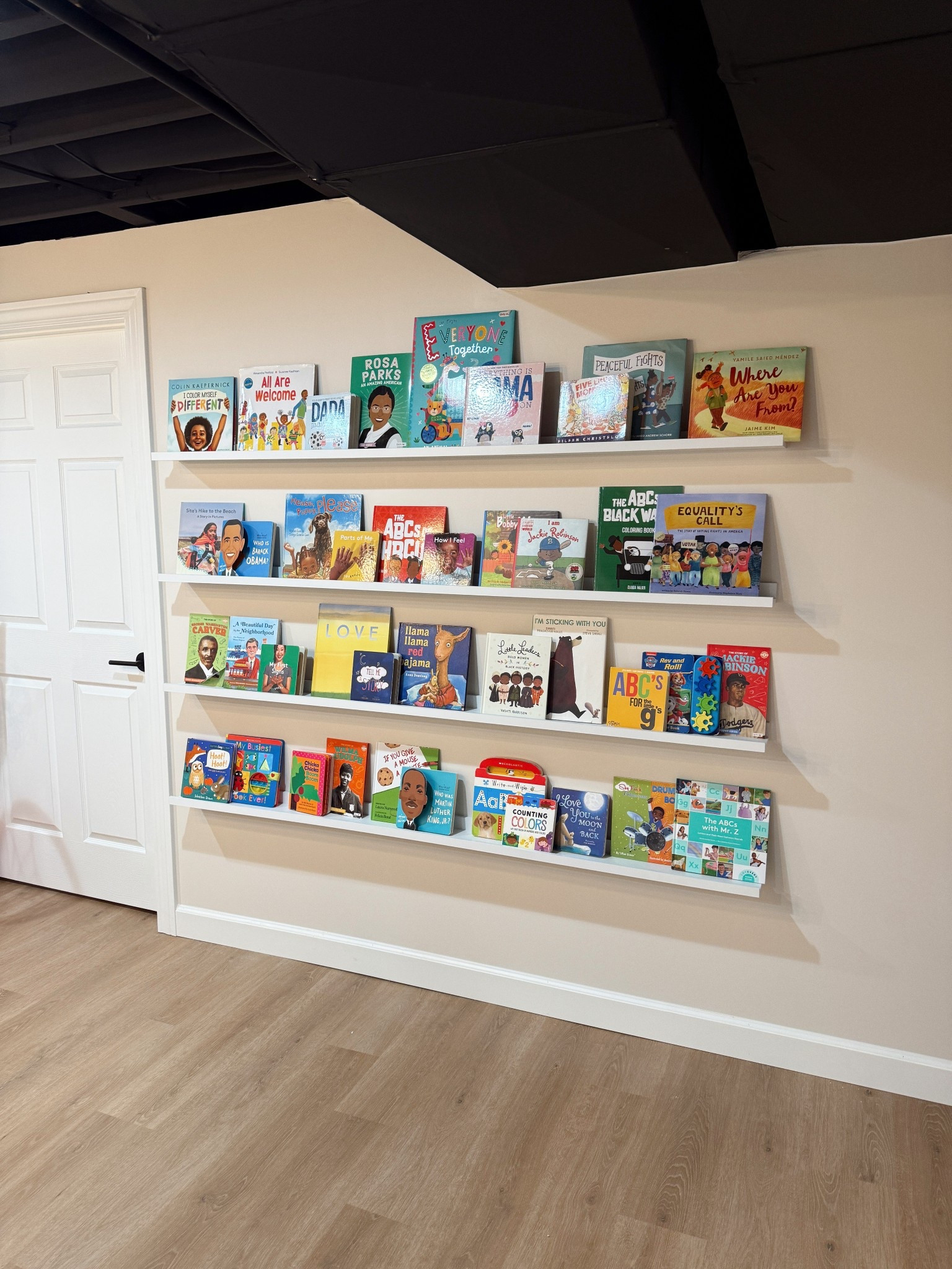The boys playroom reading wall and our favorite books 📚 

#LTKstorytime #LTKKids