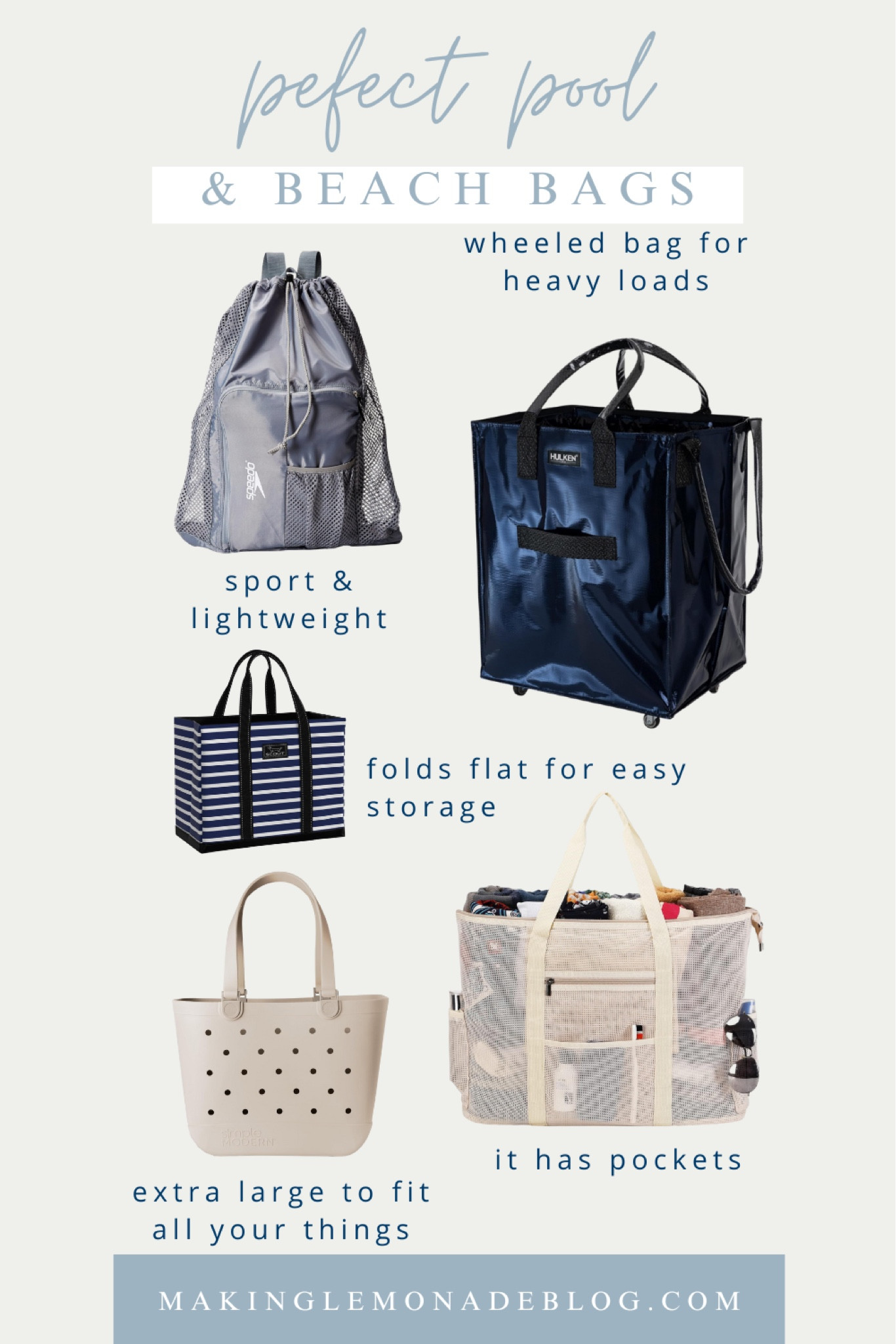 Pool and beach bags for every style and function. 

#LTKFamily #LTKSwim #LTKSeasonal