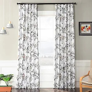 HPD Half Price Drapes BOCH-KC18071A-108 Blackout Room Darkening Curtain (1 Panel), 50 in x 108 in... | Amazon (US)