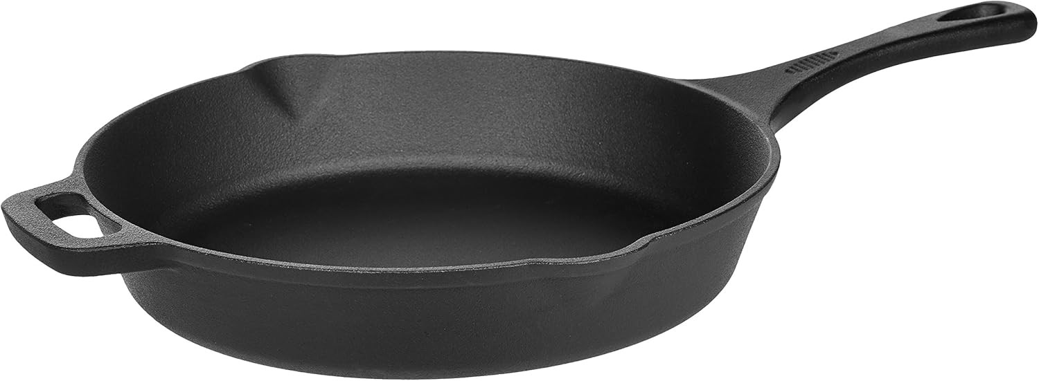 Amazon Basics Pre-Seasoned Cast Iron Skillet - 12-Inch | Amazon (US)