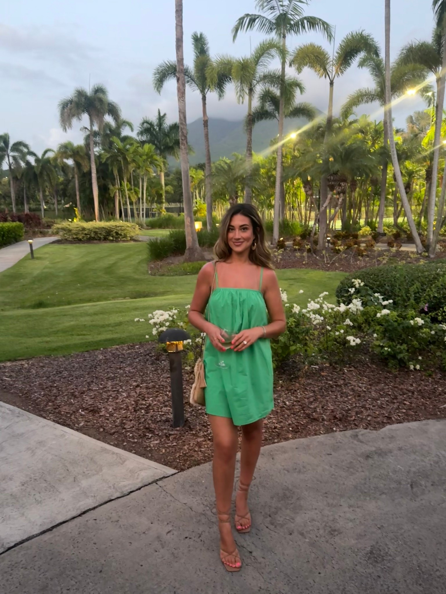 Date night in paradise! #nevis #summerdress #greendress #resortwear 

#LTKSummerEdit #LTKSeasonal #LTKTravel