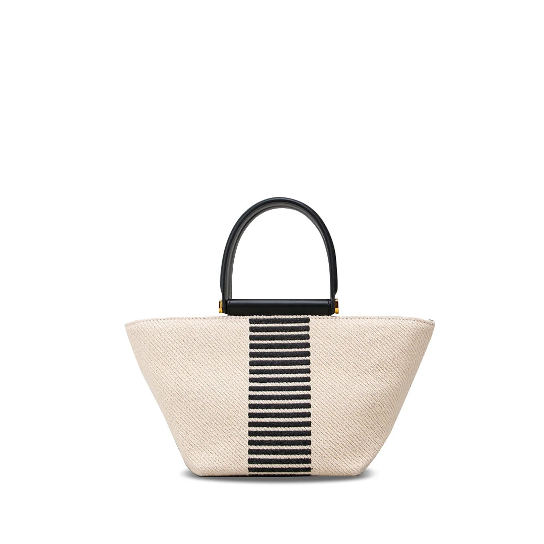 Hand bag - Beige Zebra Cloth | SINBONO INC.