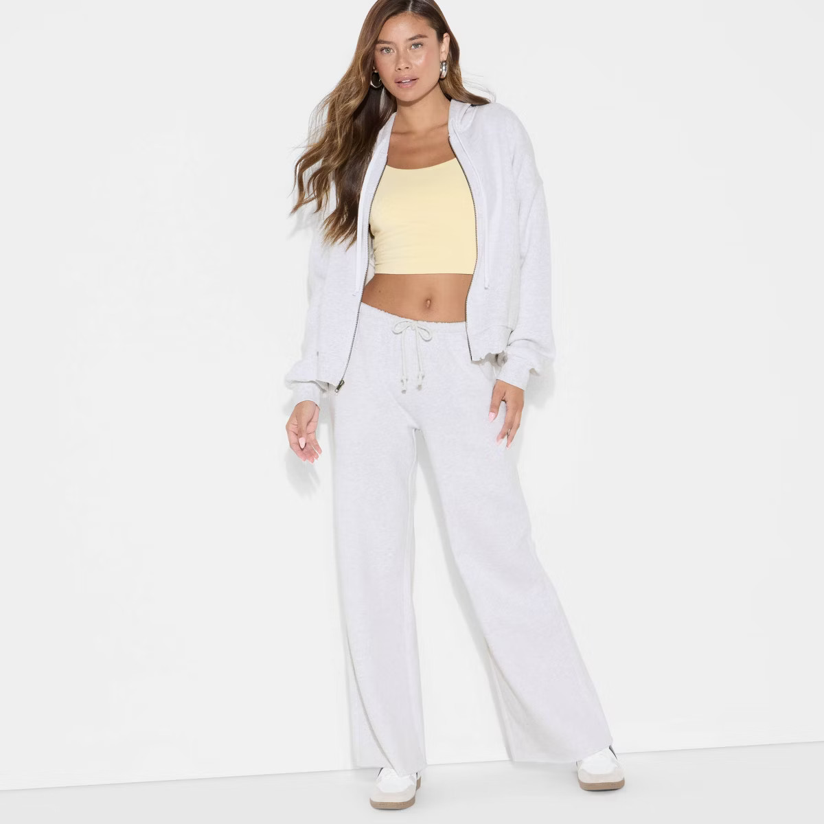 Women's Mid-Rise Wide Leg Sweatpants - Wild Fable™ | Target