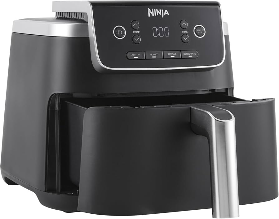 Ninja Air Fryer PRO 4.7L, Single Drawer, 4-in-1, Air Fry, Roast, Reheat, Dehydrate, Cooks 1-2 Por... | Amazon (UK)