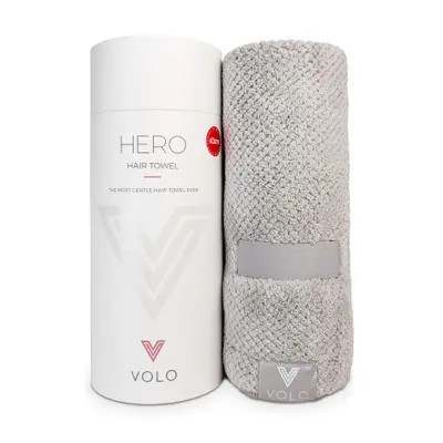 VOLO Hero Hair Towel in Luna Gray at Nordstrom | Nordstrom