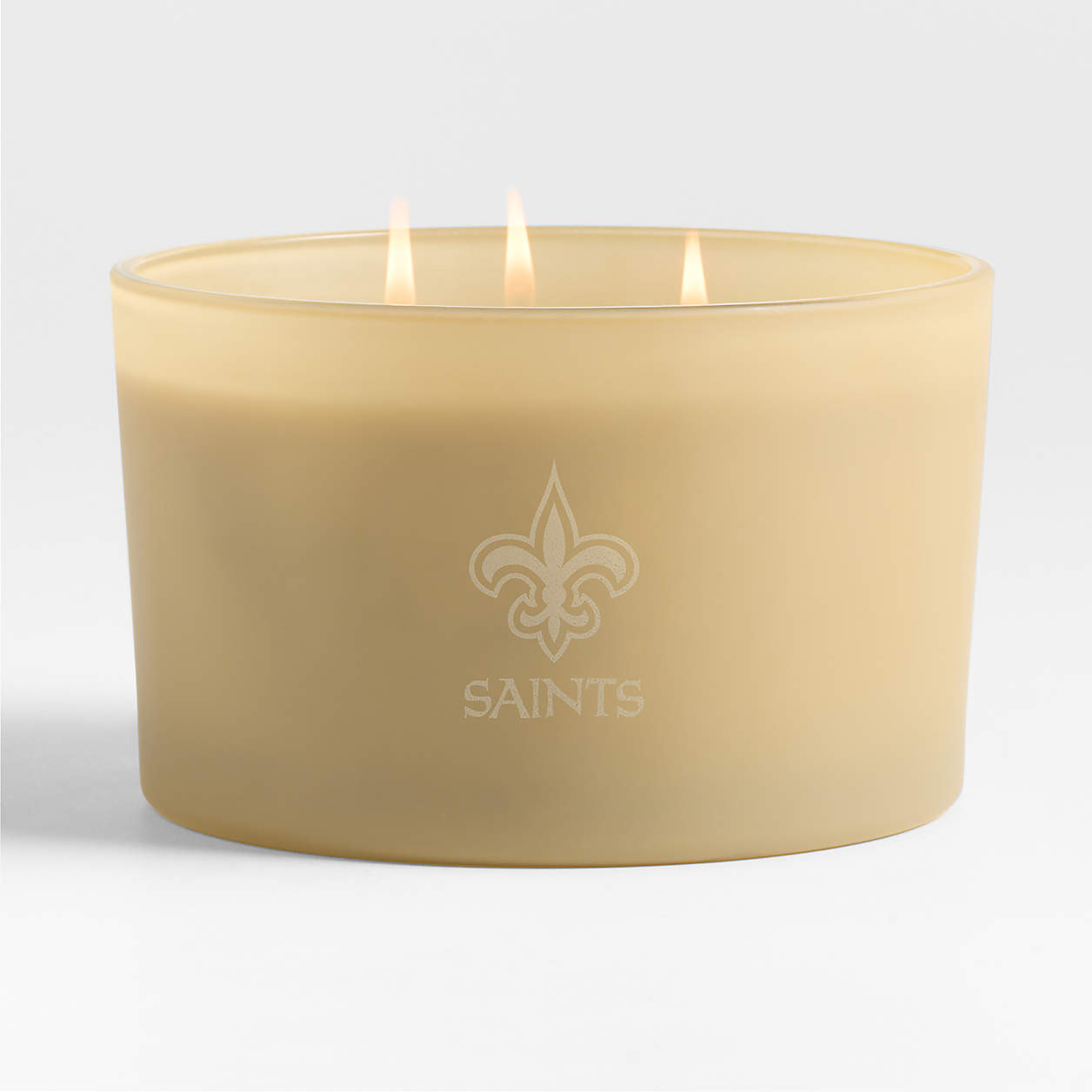 NFL Pittsburgh Steelers Monochrome No. 02 Onyx 3-Wick Scented Candle - Vetiver, Cedarwood and Mus... | Crate & Barrel