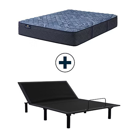 Serta Perfect Sleeper Cobalt Calm 12" Extra Firm Tight Top - Mattress + Adjustable Base, One Size, White | JCPenney