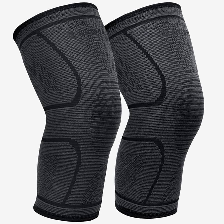 AVIDDA Knee Support Brace 2 Pack - Compression Knee Sleeves for Arthritis, Joint Pain, Ligament I... | Amazon (UK)