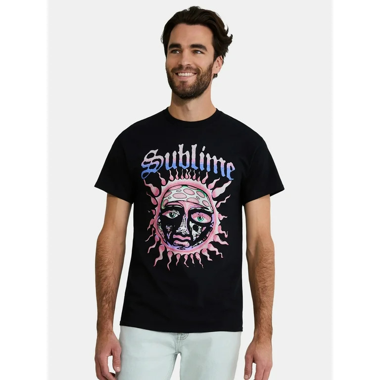 Sublime Men's & Big Men's Cotton Graphic Tee, Sizes S-3XL | Walmart (US)