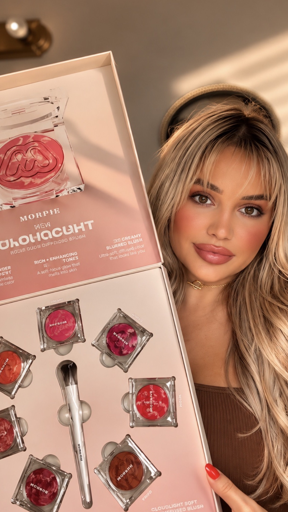✨ Meet the NEW Morphe Cloudlight Blush ☁️💗

The soft-focus, blurred flush of my dreams! Lightweight, buildable, and perfect for that effortless glow. Swipe to see the shades and let me know which one is your favorite! ✨

#Morphe #CloudlightBlush #MakeupLover #BlushObsessed #BeautyFinds #MakeupReel #SoftGlam #GlowUp